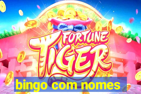 bingo com nomes